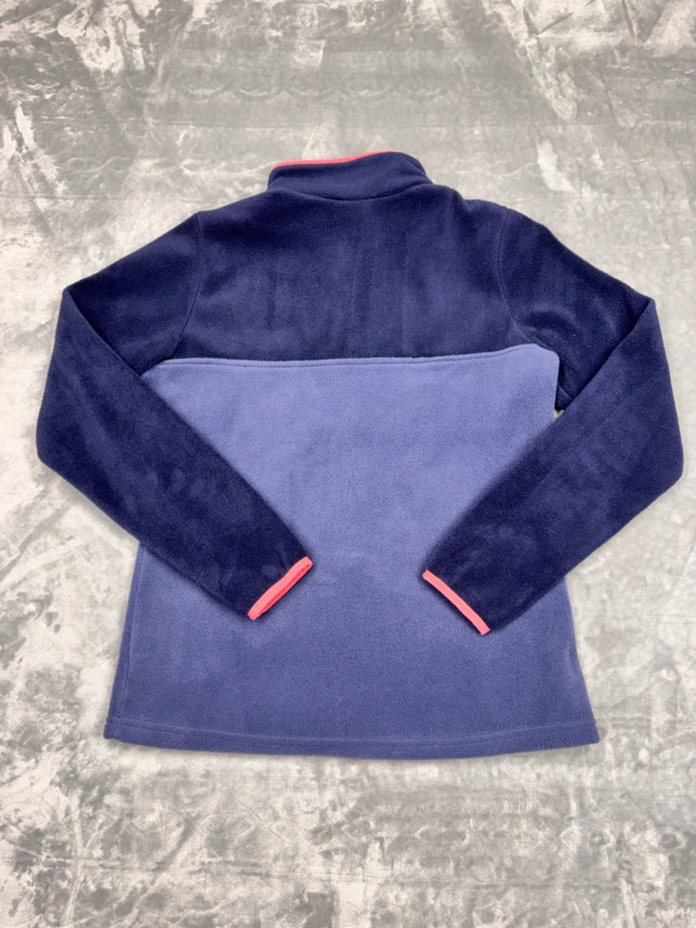 Columbia Women's Navy and salmon Fleece pullover - Picture 4 of 6